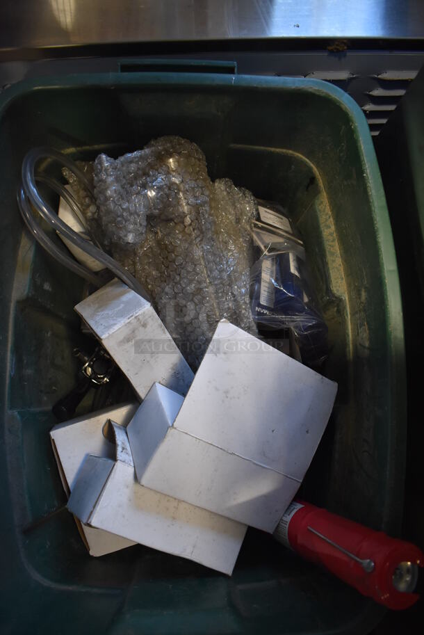 ALL ONE MONEY! Lot of Beer Tower, 6 BRAND NEW Couplers in Green Poly Bin - Image 6 of 6
