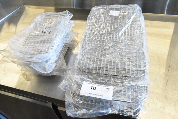 13 BRAND NEW SCRATCH AND DENT! Items Including 24713DG Vigor 5" x 10" Third Size Footed Stainless Steel Wire Pan Grate for Steam Table Pan. 13 Times Your Bid!  - Image 2 of 4