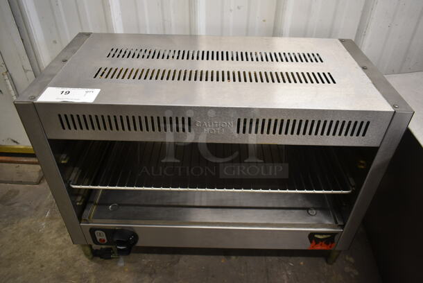 Vollrath SAA8003 Stainless Steel Commercial Countertop Electric Powered Cheese Melter. 208/240 Volts, 1 Phase. Unit Was Working When Removed.