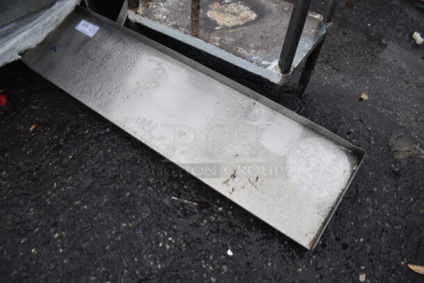 Metal Wall Mount Shelf w/ Brackets. 48x12x9 - Image 1 of 3