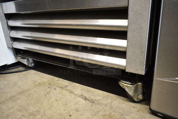 2017 True T-19F Stainless Steel Commercial Single Door Reach In Freezer w/ Poly Coated Racks and Commercial Casters. 115 Volts, 1 Phase. Tested and Powers On But Does Not Get Cold - Image 3 of 6