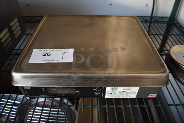 NCI 6720-7 Stainless Steel Commercial Countertop Food Portioning Scale. 14x13x4.5. Cannot Test Due To Cut Power Cord - Image 1 of 3