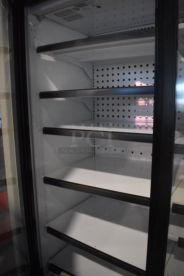 Zero Zone Model 2RHZC30 Metal Commercial 2 Door Reach In Cooler Merchandiser w/ Racks. Comes w/ Remote Compressor. 115/208-230 Volts, 1 Phase. 66x38x80 - Image 5 of 7