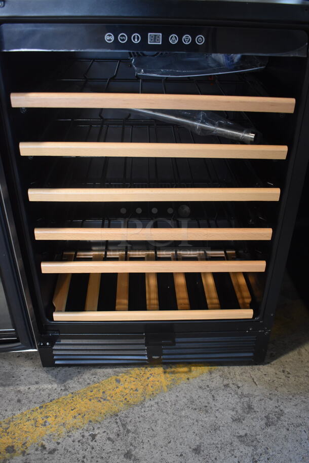 BRAND NEW SCRATCH AND DENT! Avanti WCR506SS Stainless Steel Free Standing Glass Door With Stainless Steel Trim Electric Powered Wine Chiller. 115V Tested and Working! - Image 4 of 5