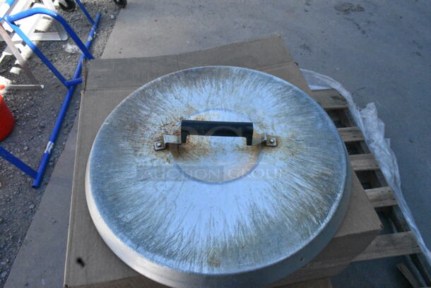 Metal Commercial Pan Rack w/ 27 Baking Pans and 1 Lid - Image 4 of 5