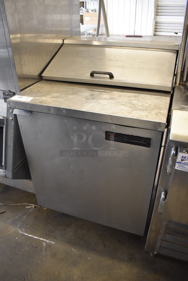 True TSSU-27-8 Stainless Steel Commercial Sandwich Salad Prep Table Bain Marie Mega Top. 115 Volts, 1 Phase. 28x30x42.5. Tested and Powers On But Does Not Get Cold - Image 2 of 6