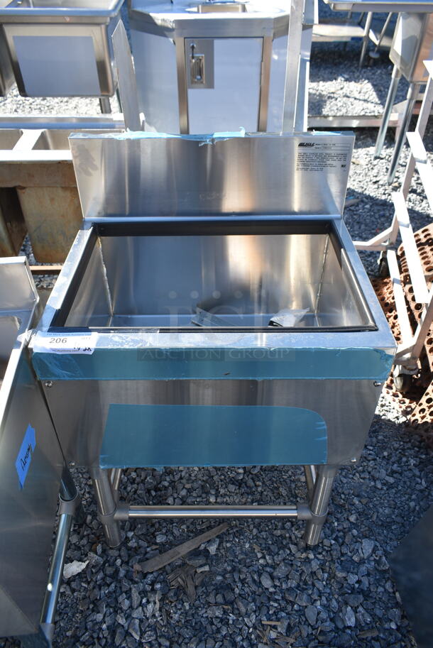 BRAND NEW SCRATCH AND DENT! Eagle B24IC-19-DSR Stainless Steel Commercial Drop In Ice Bin. - Image 1 of 4