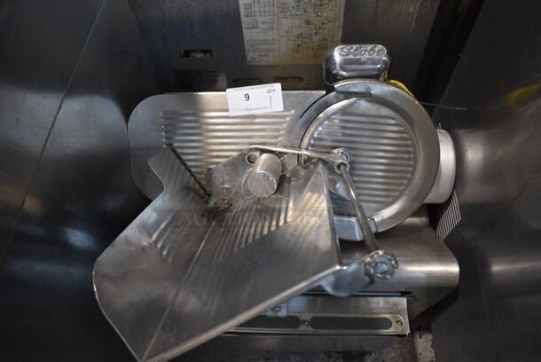Globe Model 775L Stainless Steel Commercial Countertop Automatic Meat Slicer w/ Sharpening Blade. 115 Volts, 1 Phase. 26x27x32. Tested and Working! - Image 3 of 9