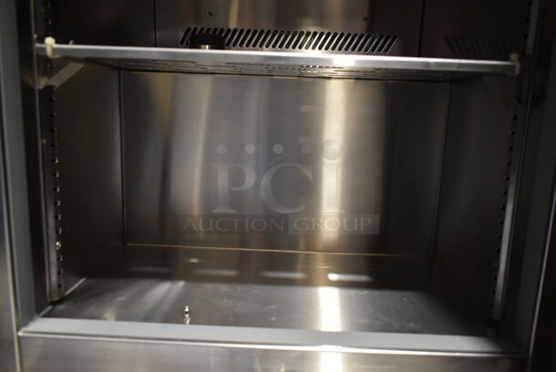 BRAND NEW SCRATCH AND DENT! Tank REF Stainless Steel Commercial Mobile Kiosk Single Door Mini Cooler. 120 Volts, 1 Phase. Tested and Working! - Image 9 of 12