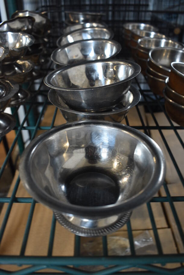 13 Metal Footed Bowls. 4x4x2. 13 Times Your Bid!