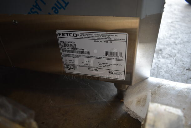 BRAND NEW SCRATCH AND DENT! Fetco HWB-15 Stainless Steel Commercial Countertop 15 Gallon Hot Water Dispenser. 120/208-240 Volts, 1 Phase.  - Image 6 of 6