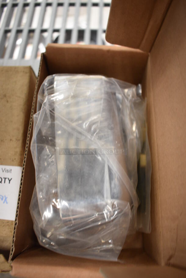 2 BRAND NEW IN BOX! Stainless Steel Faucets w/ Handles. 2 Times Your Bid! - Image 1 of 3