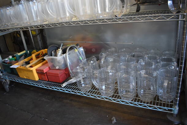 ALL ONE MONEY! Tier Lot of Various Items Including Tools and Poly Pitchers - Image 2 of 7