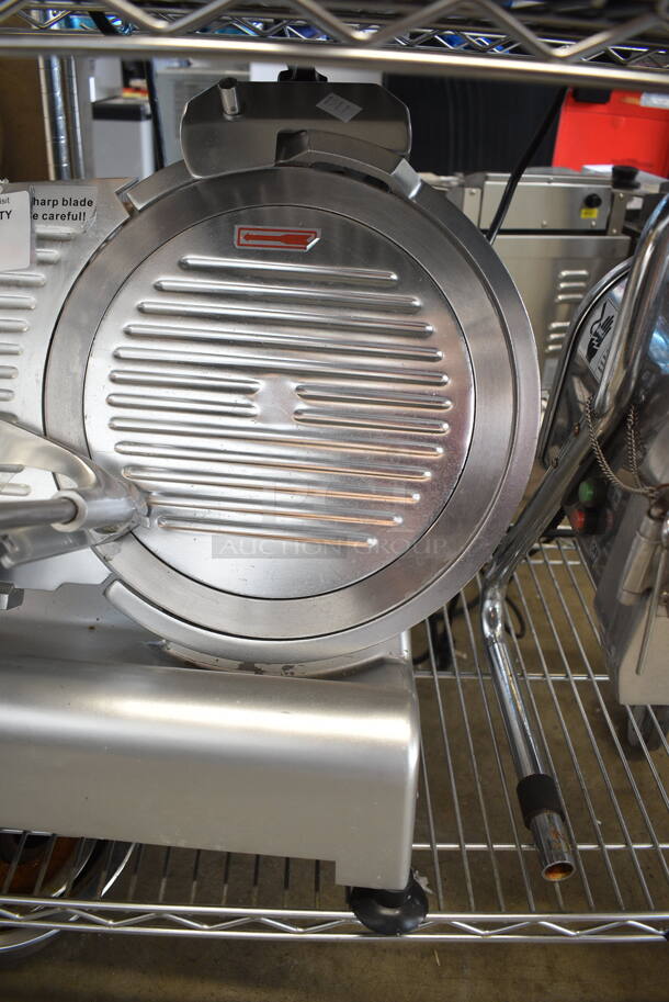 Avantco 177SL312 Stainless Steel Commercial Countertop Meat Slicer w/ Blade Sharpener. 110-120 Volts, 1 Phase. Tested and Working! - Image 3 of 8