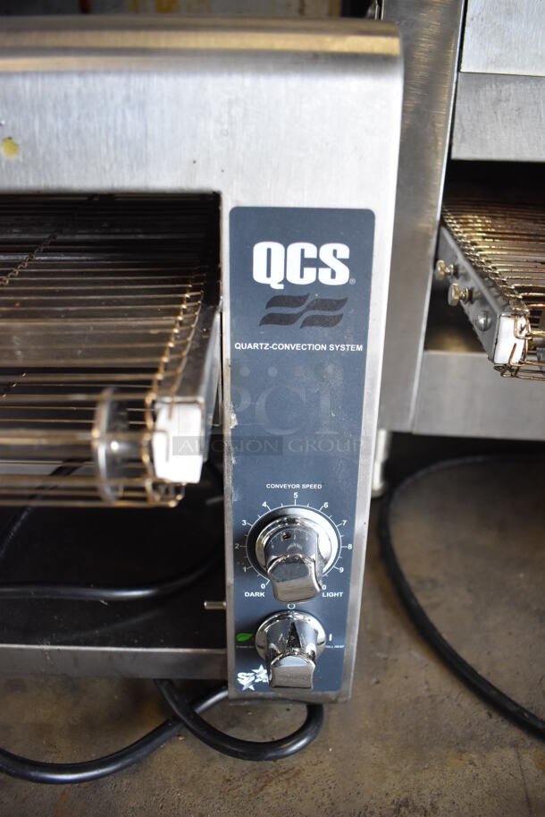 Star Holman QCS-1-350C Stainless Steel Commercial Countertop Electric Powered Conveyor Oven. 120 Volts, 1 Phase. 14x17x13. Tested and Working! - Image 4 of 5