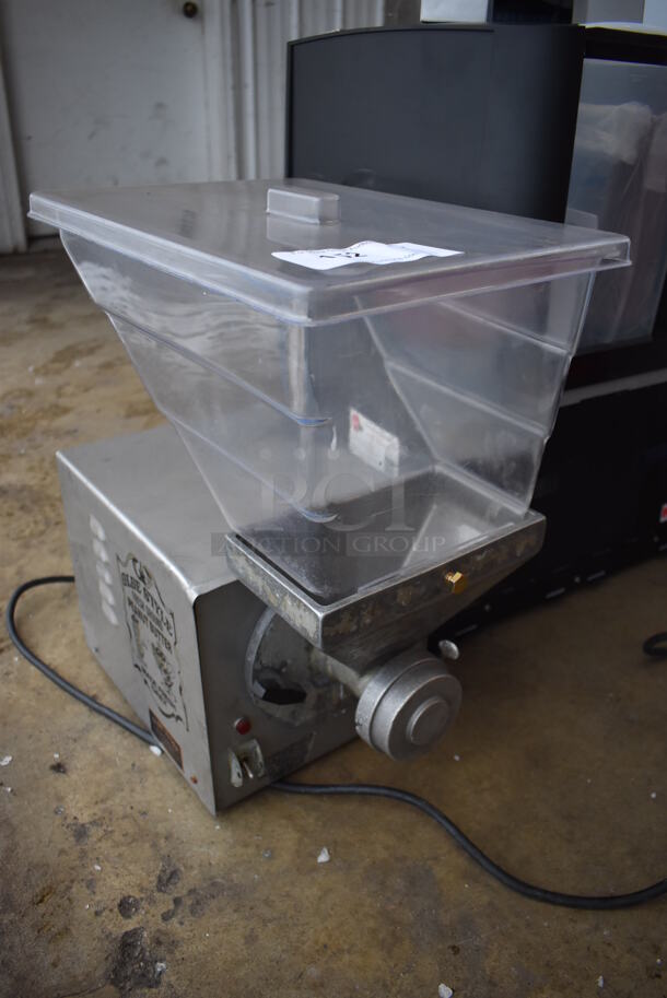 Olde Tyme PN1 Stainless Steel Commercial Countertop Nut Grinder. 115 Volts, 1 Phase. 11x21x21. Tested and Working! - Image 1 of 6