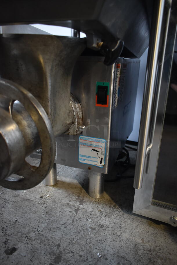 2015 Pro Cut KG-22W Stainless Steel Commercial Countertop Meat Grinder w/ Tray. 115 Volts, 1 Phase. Tested and Working! - Image 5 of 9