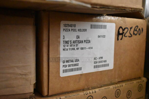 PALLET LOT of 40 BRAND NEW Boxes Including FJ037 Cabernet Wine Glasses, Rosenthal Sambonet 10304228 Dishes, 10192552 Cocktail Glasses, CSFP10 Frying Pans, CSS-6507 Fry Pans, DX430061 Heritage Stackable Cranberry Bowl, 2 Box Steelite HL15400 Platter Oval Dish, 10273860 Tortilla Warmer, 10301028 Blonde Serving Tray, Sambonet Glasses, RVPC1131 Dishes, 3 Box Pasabahce Glasses, GI Metal AC-APM Pizza Peel Holder, Carlisle 604460 Spoons, RAK Porcelain 1000002T Wine Glasses. 40 Times Your Bid! - Image 10 of 12