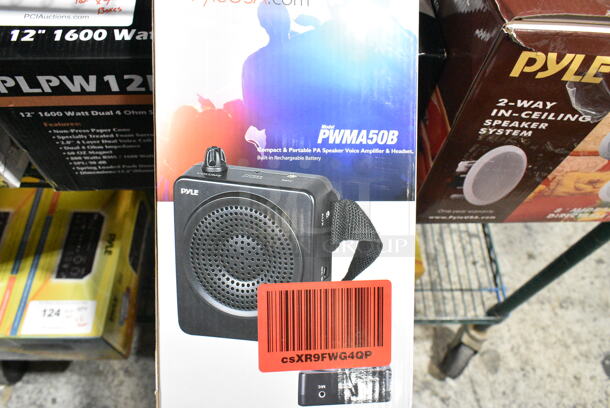 4 IN ORIGINAL BOX! Items Including Pyle 8" Mid Bass Speaker, Pyle PWMA50B PA Voice Amplifier, Scootkid. 4 Times Your Bid!  - Image 4 of 5