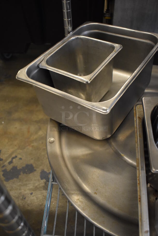 ALL ONE MONEY! Lot of Various Metal Pieces Including Lids, Drop In Bins and Lid - Image 6 of 6