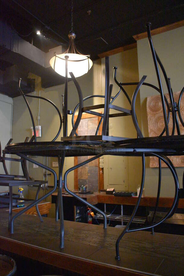 8 Various Metal Outdoor Patio Tables and End Tables. BUYER MUST REMOVE. Includes 30x30x29. 8 Times Your Bid! (Susquehanna Ale House) - Image 4 of 5