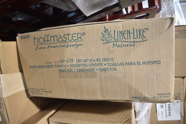 PALLET LOT of 42 BRAND NEW Boxes of Hoffmaster 856787 8.5 in x 4.25 in Linen-Like Kraft Guest Towels 500 ct. 42 Times Your Bid!  - Image 3 of 4