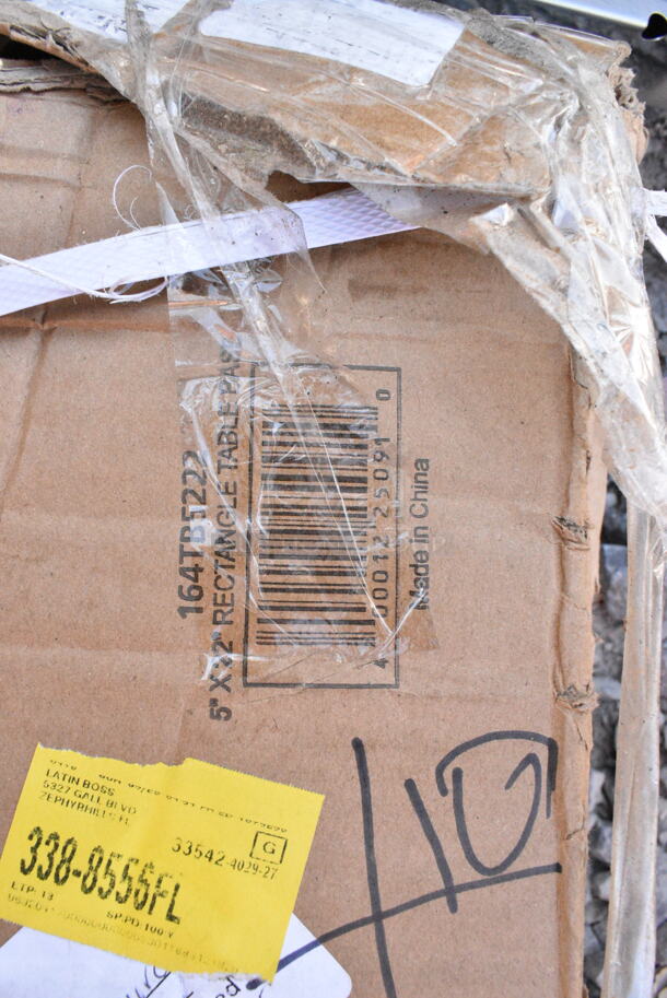 5 BRAND NEW SCRATCH AND DENT! Items Including 3 Box 164TCOLROD37 TABLE BASE COLUMN CAST IRON LINE BAR HT 3", Metal Legs, 164TB5222 Table Base. 5 Times Your Bid! May Be Missing Pieces.  - Image 7 of 7