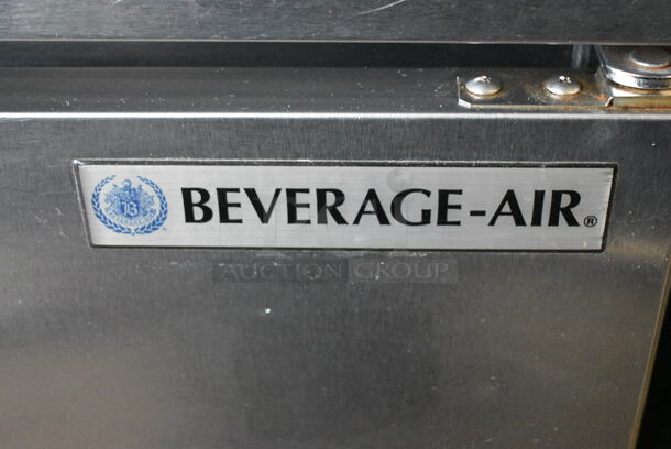 Beverage Air SPE27 Stainless Steel Commercial Sandwich Salad Prep Table Bain Marie Mega Top on Commercial Casters. 115 Volts, 1 Phase. Tested and Powers On But Does Not Get Cold - Image 2 of 6