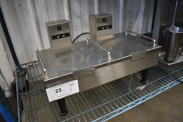 2014 Bunn 2SH STAND Stainless Steel Commercial Countertop Server Stand. 120 Volts, 1 Phase. 19x14x12. Tested and Working! - Image 3 of 6
