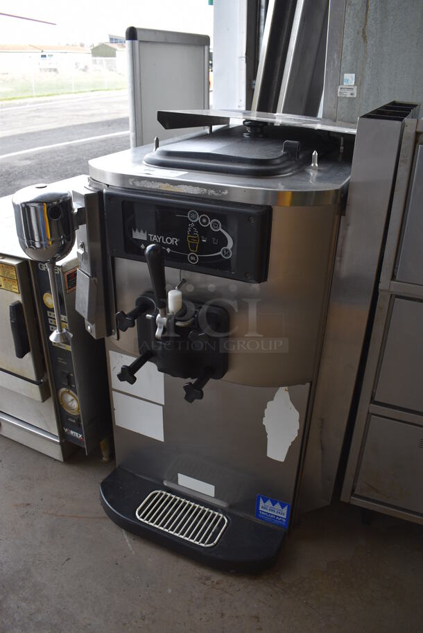 Taylor Model C709-33 Stainless Steel Commercial Countertop Air Cooled Single Flavor Soft Serve Ice Cream Machine. Comes w/ Extra Panel. 208-230 Volts, 3 Phase. 22x30x35.5 - Image 2 of 8