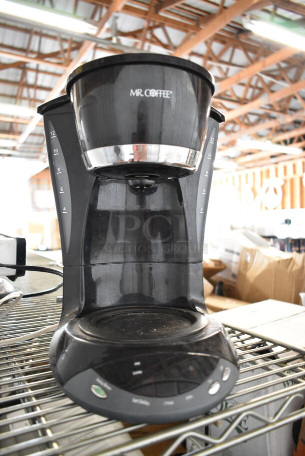 ALL ONE MONEY! Lot of 3 Items; Mr Coffee White Coffee Machine, Mr Coffee Black Coffee Machine and Pitcher.  - Image 3 of 6