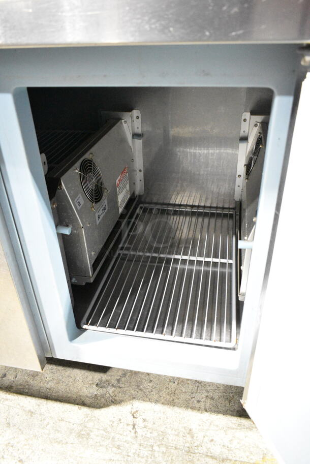 2018 Delfield 18691PTBMP Stainless Steel Commercial Pizza Prep Table Bain Marie. 115 Volts, 1 Phase. Tested and Working! - Image 9 of 11