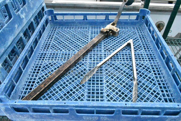 Green Finish 5 Tier Wire Shelving Unit on Commercial Casters w/ Contents Including Dish Caddies. BUYER MUST DISMANTLE. PCI CANNOT DISMANTLE FOR SHIPPING. PLEASE CONSIDER FREIGHT CHARGES.  - Image 3 of 8