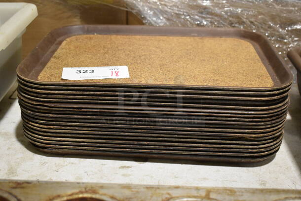 18 Brown Poly Trays. 16.5x12x1. 18 Times Your Bid! - Image 2 of 3