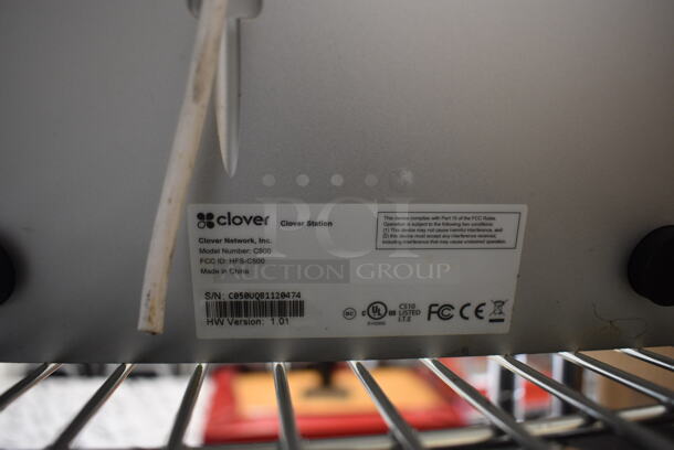 Clover Model C500 14" POS Monitor and Clover Model P550 Receipt Printer - Image 5 of 5