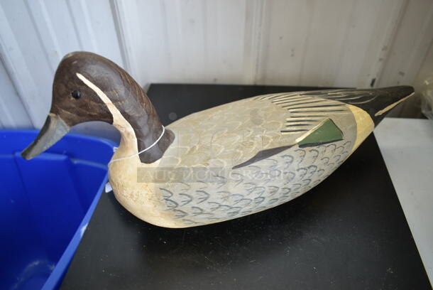 Hand Carved Duck Decoy by Jimmy Bowden - Image 2 of 6