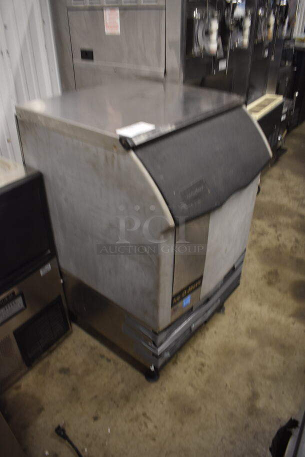 Ice-O-Matic ICEU22OHA3 Commercial Stainless Steel Undercounter Ice Cube Machine On Black Legs. 115V, 1 Phase.  - Image 2 of 6