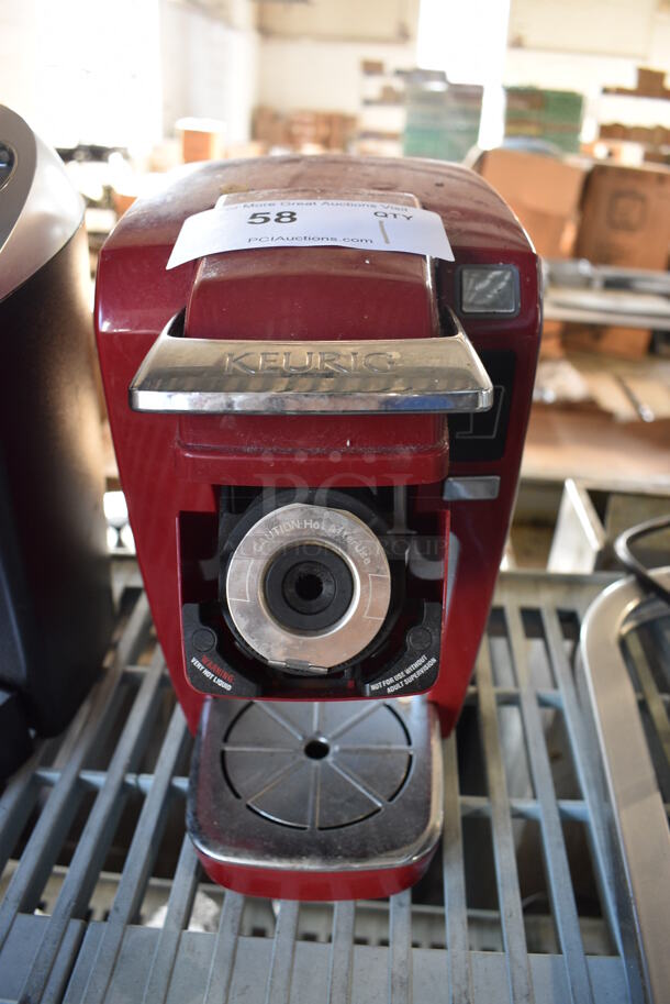 Keurig Metal Countertop Single Cup Coffee Machine. 7x12x11