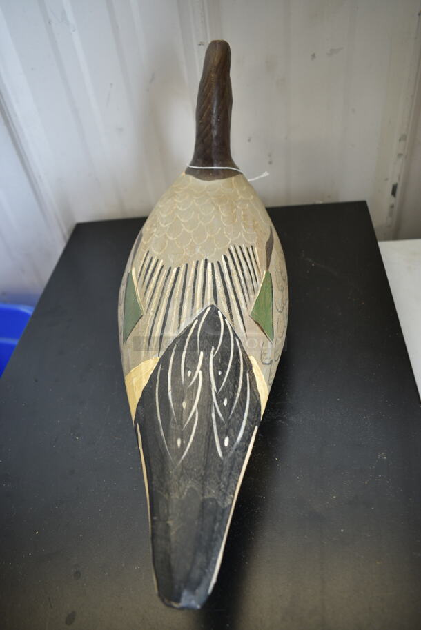 Hand Carved Duck Decoy by Jimmy Bowden - Image 5 of 6