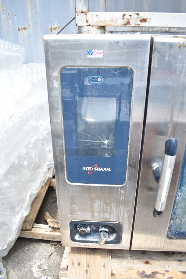 2015 Alto Shaam CTP7-20E Stainless Steel Commercial Electric Powered Combitherm Convection Oven w/ Equipment Stand. 208-240 Volts, 3 Phase. - Image 4 of 6