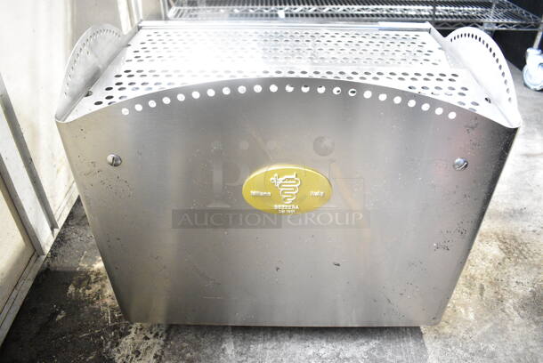 Bezzera AM009909919 Stainless Steel Commercial Countertop 2 Group Espresso Machine w/ Steam Wand. 208 Volts, 1 Phase.  - Image 3 of 5