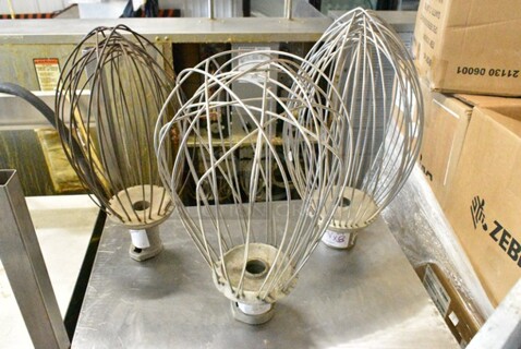 3 Metal Commercial Whisk Attachment for Hobart Mixer Including WP600 60 Quart, S60D 60 Quart, Hobart VMLH40D 40 Quart. 3 Times Your Bid!