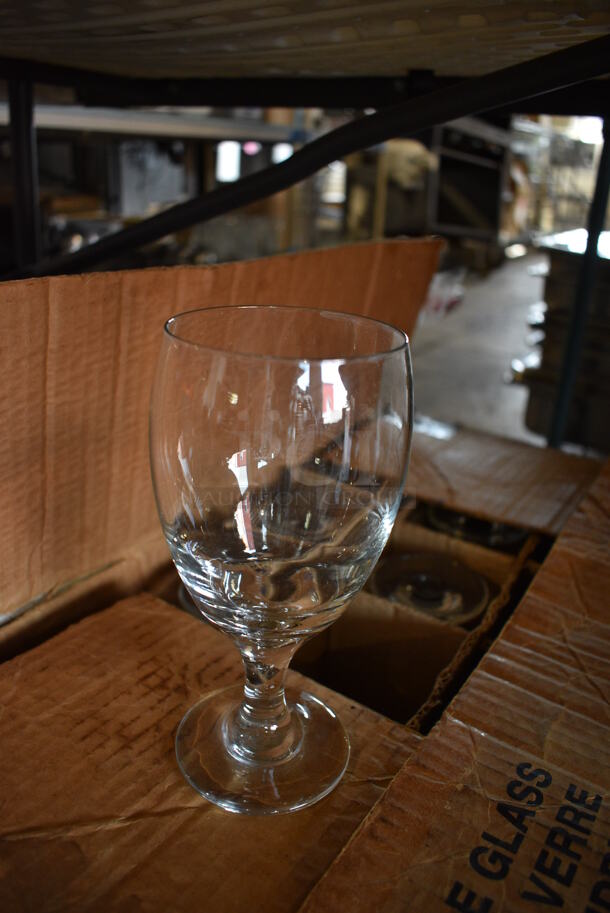 55 BRAND NEW IN BOX! Wine Glasses. 3.5x3.5x7. 55 Times Your Bid! - Image 2 of 3