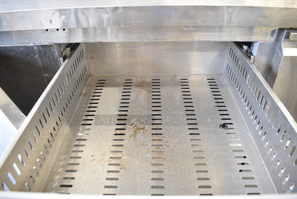 Avantco 178SSPPT3 Stainless Steel Commercial Pizza Prep Table w/ 6 Drawers on Commercial Casters. 115 Volts, 1 Phase. Tested and Does Not Power On - Image 10 of 12