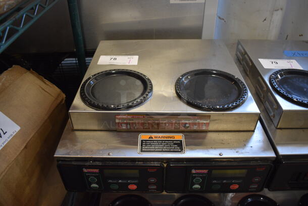 2014 Bunn Model AXIOM 2/2 TWIN Stainless Steel Commercial Countertop 4 Burner Coffee Machine. 120/208-240 Volts, 1 Phase. 16x18x19 - Image 5 of 7