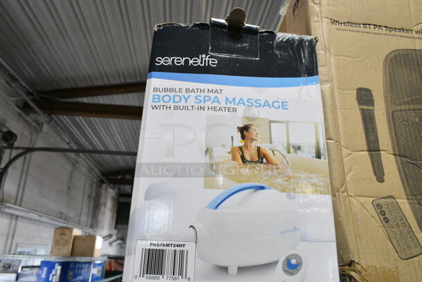 4 IN ORIGINAL BOX! Items Including SLBALBRD Anti Fatigue Balance Board, Crosley Dansette Junior Portable Turntable, Pyle PSBT85A PA Speaker, SereneLife Body Spa Massage. 4 Times Your Bid!  - Image 6 of 6