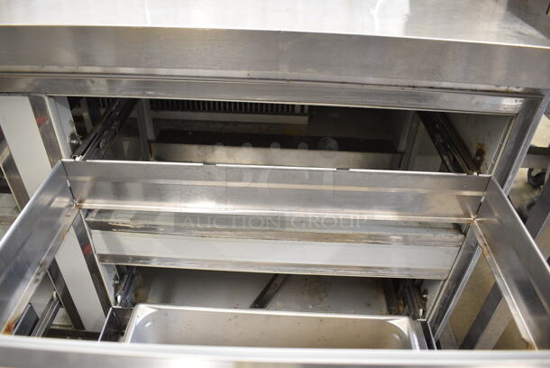 2020 Delfield GUF60P-0 Stainless Steel Commercial 4 Drawer Undercounter Freezer on Commercial Casters. 115 Volts, 1 Phase. Tested and Working! - Image 6 of 7