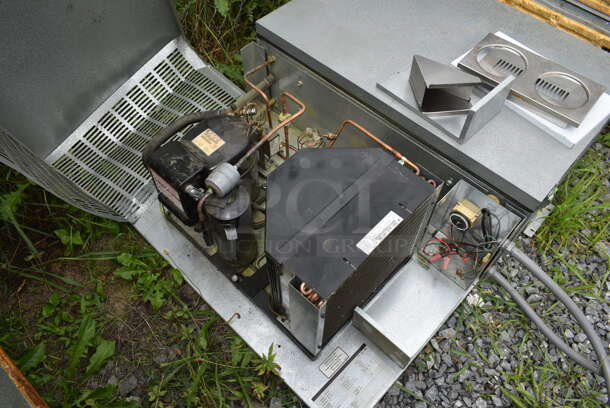 Norlake SELF CONTAINED 6'x8' Walk In Cooler Box w/ Floor, Norlake CPB075FC 208/230 Volt, 1 Phase Condenser and Copeland RS47C2-TAV-102 208/230 Volt, 1 Phase Compressor. Picture of the Unit Before Removal Is Included In the Listing. - Image 6 of 8