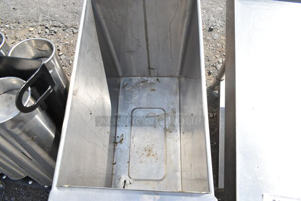 Stainless Steel Ingredient Bin on Commercial Casters.   - Image 4 of 6