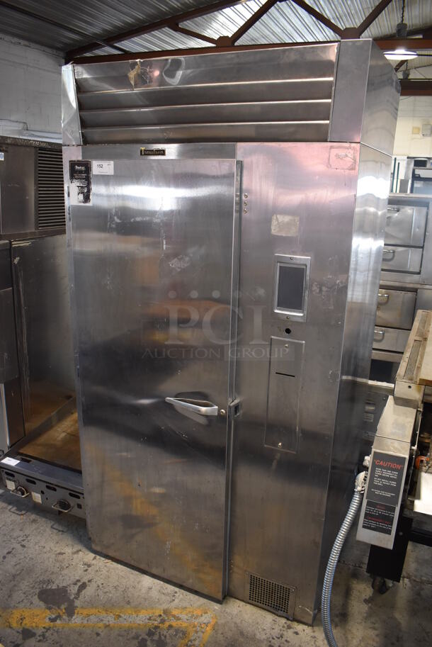 Traulsen TPCTH Stainless Steel Commercial Roll In Rack Blast Chiller w/ Metal Pan Rack on Commercial Casters. 115 Volts, 1 Phase. 48.5x35x91. Cannot Test - Unit Was Previously Hardwired - Image 2 of 6